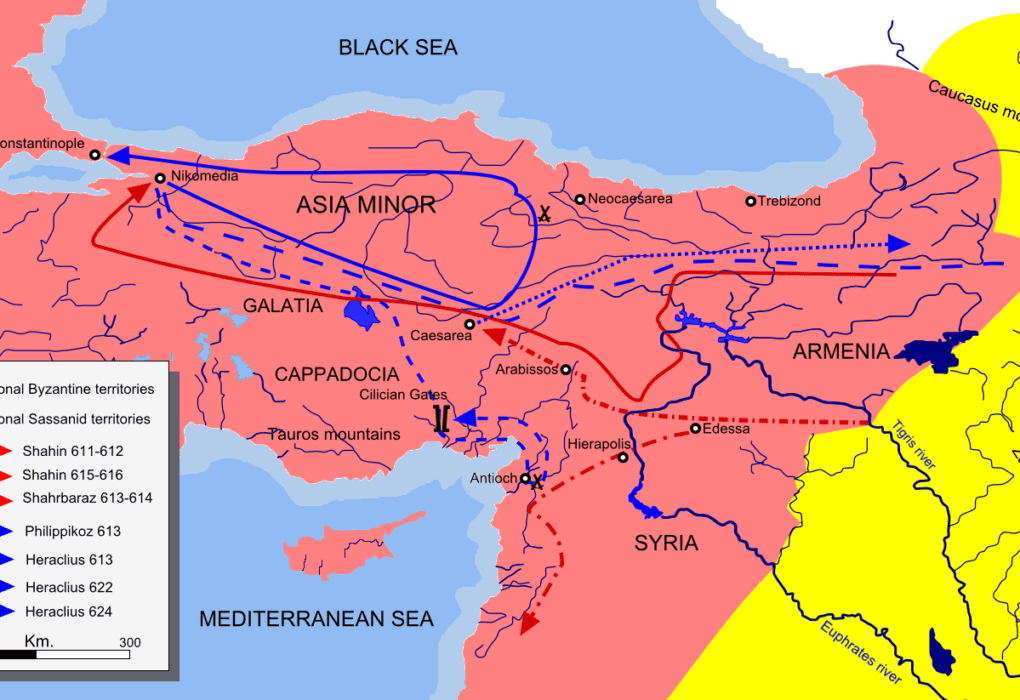Byzantine-persian campaigns 611-624.