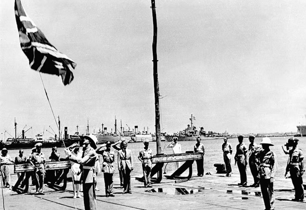 הבריטים עוזבים את חיפה בשנת 1948. תא, CC BY-ND.