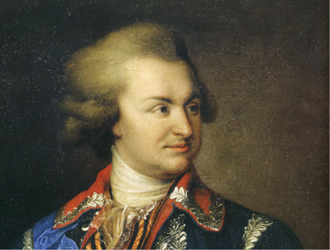 דיוקן של המרשל הרוסי גריגורי פוטיומקין (1739–1791). על פי יוהאן בפטיסט פון למפי האב.