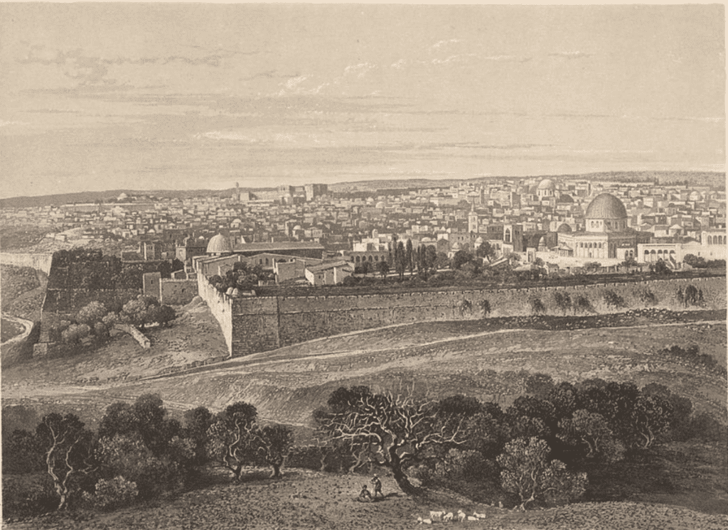 ירושלים בשנת 1830.