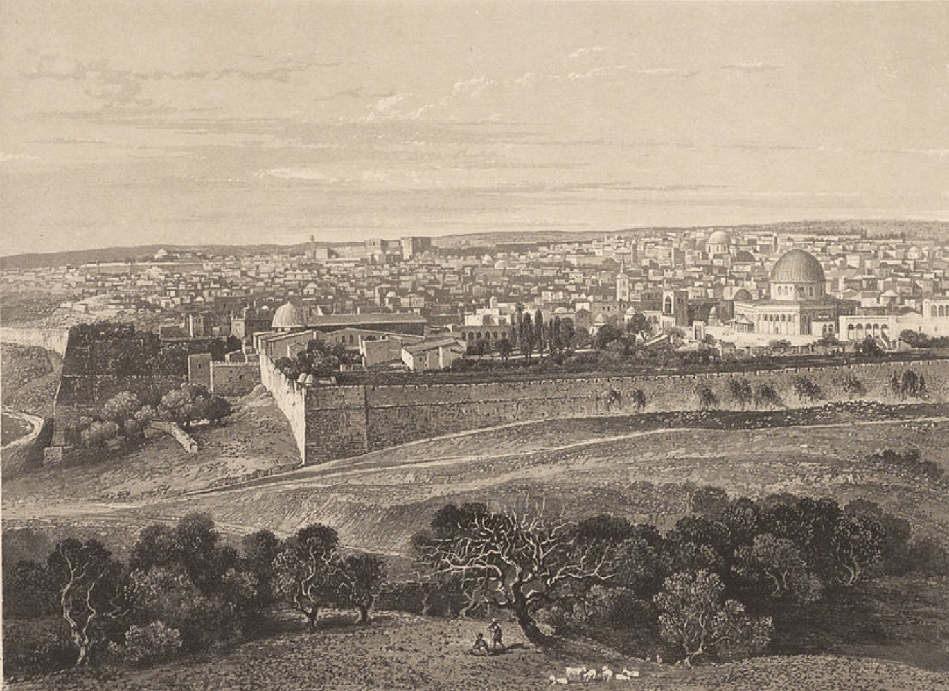 ירושלים בשנת 1830.