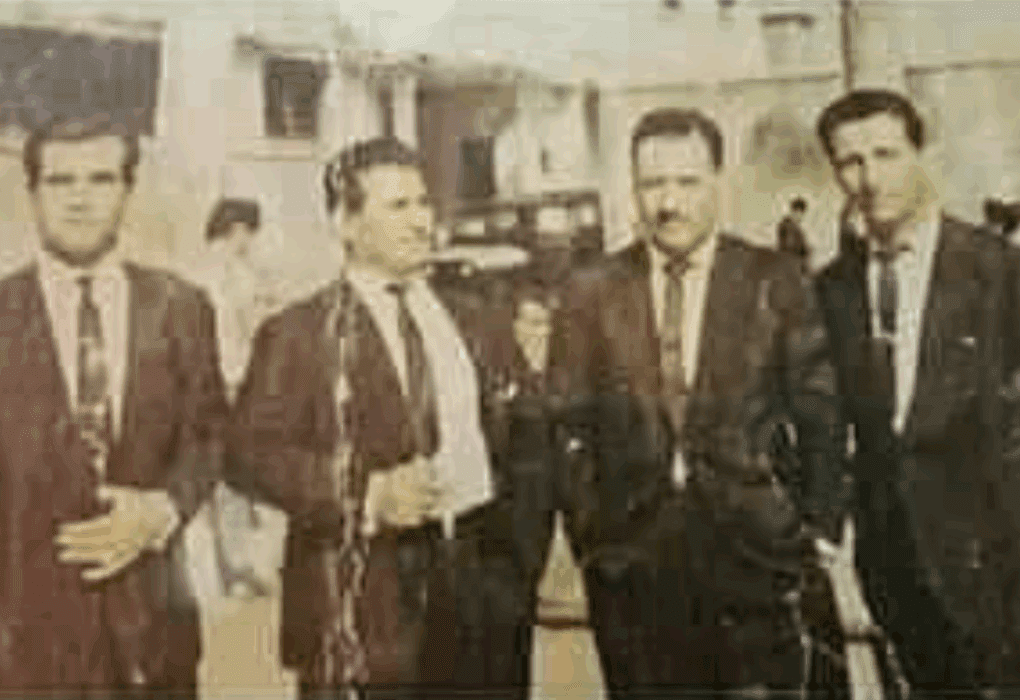 דרוזים מסוריה ביניהם נואף גזאלה שהשתחררו מהכלא בברזיל לאחר שהואשמו ברצח אדיב שישכלי. צילום: לא ידוע.