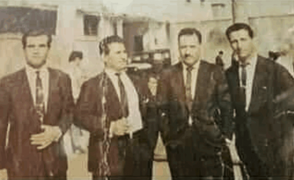 דרוזים מסוריה ביניהם נואף גזאלה שהשתחררו מהכלא בברזיל לאחר שהואשמו ברצח אדיב שישכלי. צילום: לא ידוע.