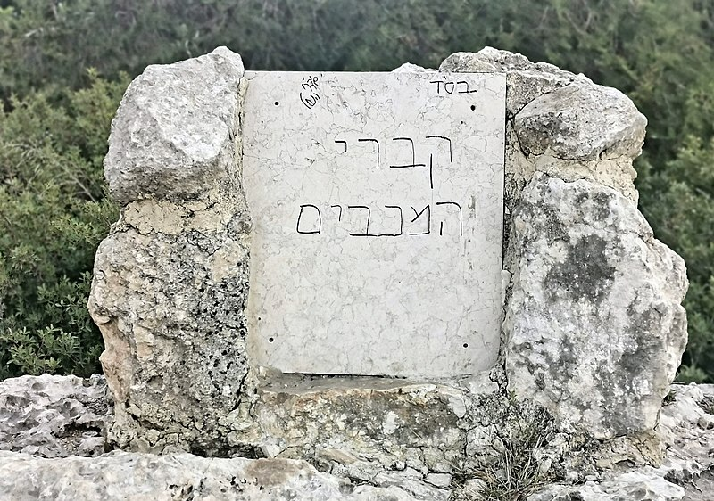 קברי המכבים. צילום: ישראל פרקר, מתוך אתר פיקיויקי.