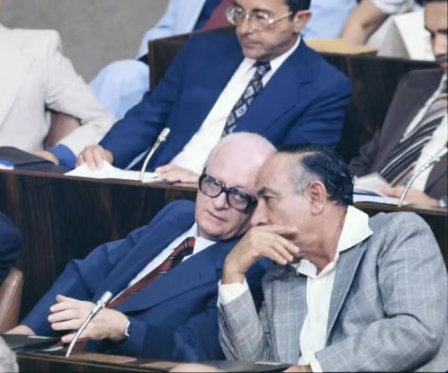 שמחה ארליך ויגאל הורביץ. צילום: אלון ריינינגר.