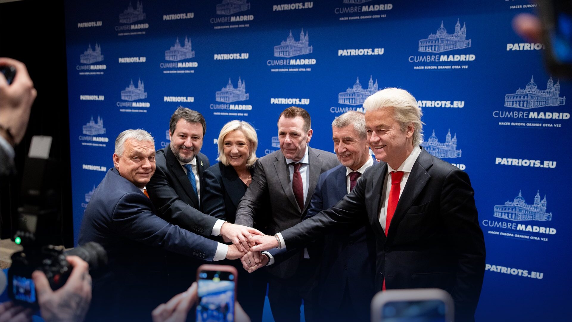 מפלגת "פטריוטים למען אירופה". מקור: חשבון X של ויקטור אורבן.