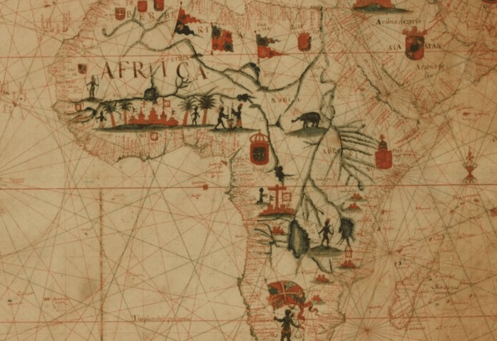 מפת אפריקה. ספריית הקונגרס, אגף הגיאוגרפיה והמפות.