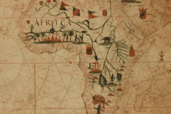 מפת אפריקה. ספריית הקונגרס, אגף הגיאוגרפיה והמפות.