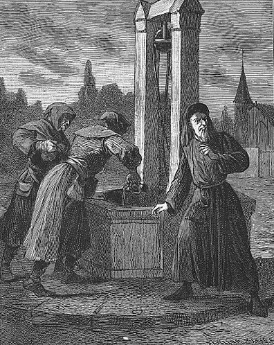 יהודים מרעילים בארות. אדוארד דרומון.