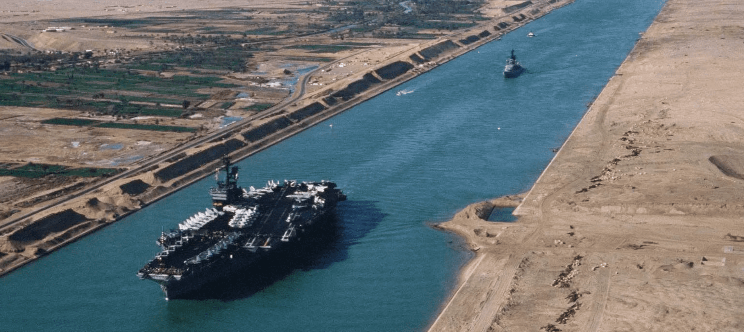 תעלת סואץ. צילום: לא ידוע.