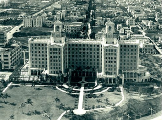 הוטל נסיונל דה קובה, אתר הוועידה של 1946. צילום: לא ידוע.