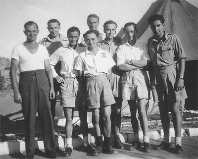 שבויי מלחמה גרמנים במצרים. צילום: לא ידוע.