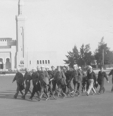שבויי מלחמה גרמנים במצרים. צילום: לא ידוע.
