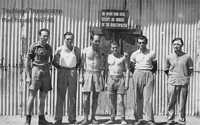 שבויי מלחמה גרמנים במצרים. צילום: לא ידוע.