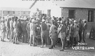 שבויי מלחמה גרמנים במצרים. צילום: לא ידוע.
